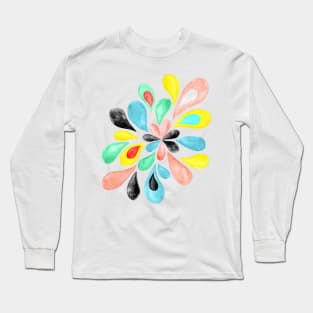 Paisley Paint Long Sleeve T-Shirt